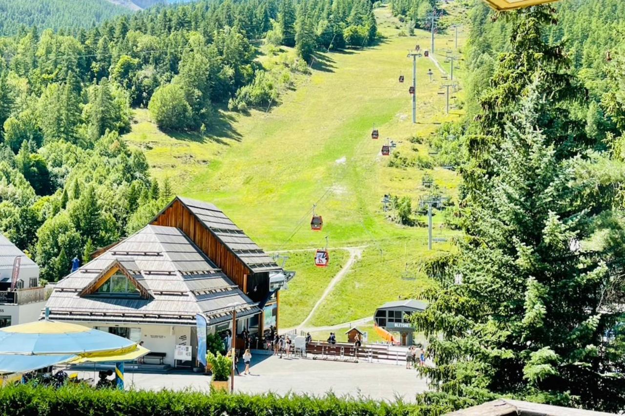 Serre-Chevalierstudio Terrace Next To Ski Slopes Saint-Chaffrey Buitenkant foto